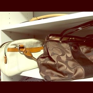 Two authentic coach bags